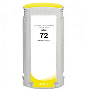 HP 72 Yellow Compatible Ink Cartridge