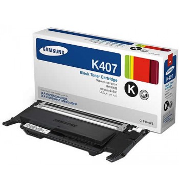 Samsung CLT K407S Black Genuine Toner Cartridge